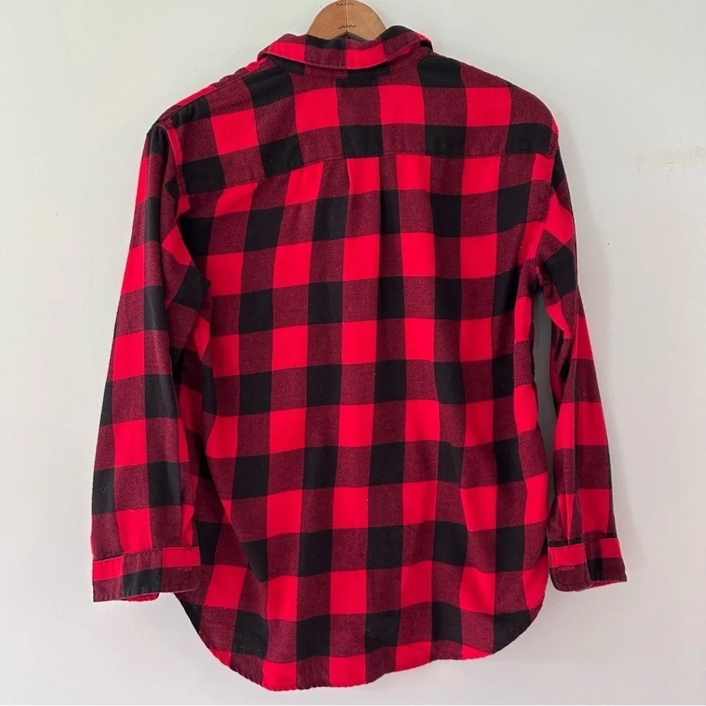 Levi’s Buffalo Plaid Cotton Blend Flannel Mens Work Button Down Size Medium